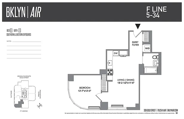 Studio, 1 bath, $4,125, Unit 24F