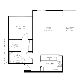 1 bed, 1 bath, 809 sqft, $2,849