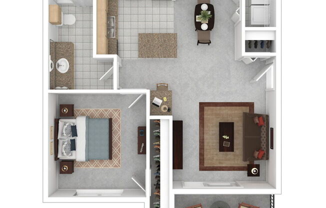 1 bed, 1 bath, 805 sqft, $1,410