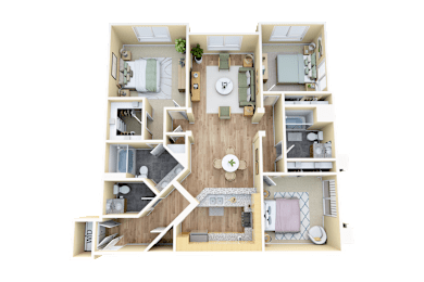 3 beds, 2.5 baths, 1,530 sqft, $3,632