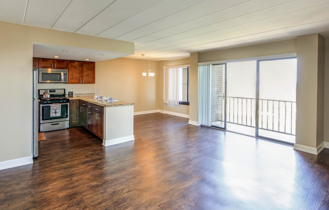 Newly remodeled apartments with beautiful views from private balconies