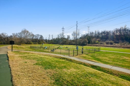 Dog Park at The Players Club Apartments in Nashville, TN