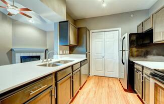 wood-style flooring-kitchen area