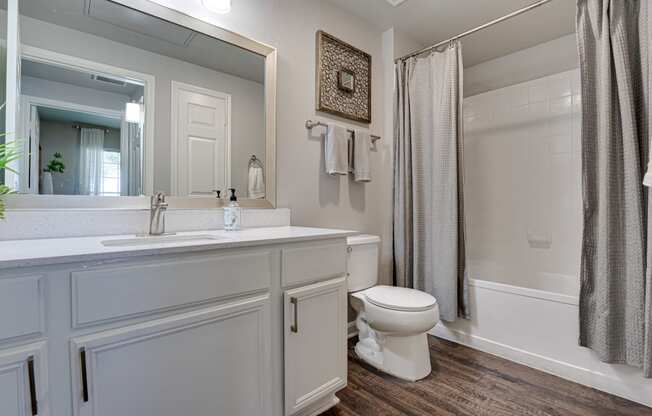 Renovated Bathrooms With Quartz Counters at Mason, Texas, 75069