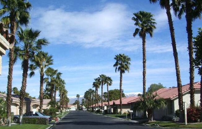 Check out the backyard views of the Private golf course and the mountains from this beautiful 3 Bed 2 Bath home. It is in a beautiful Gated HOA community with 2 Pools/Spas and Tennis courts as well as a nice clubhouse! Remodeled modern kitchen as well, wi