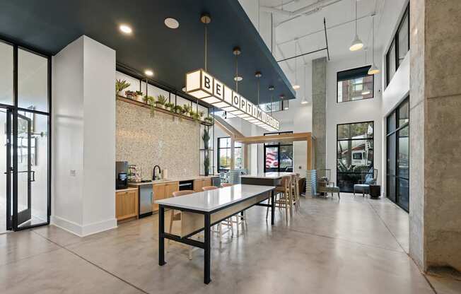 Alton Mill District Apartments in Charlotte, North Carolina Clubhouse Lounge