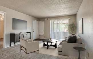 Living Room with Patio