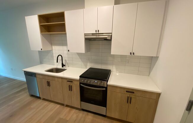 Studio, 1 bath, 425 sqft, $1,975, Unit The Elm - 207