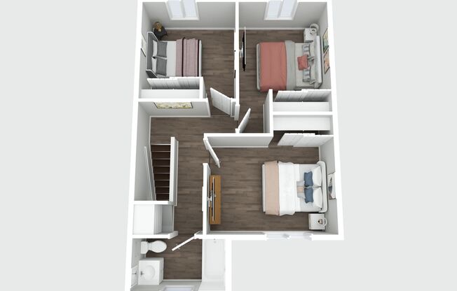 3 beds, 1.5 baths, 1,150 sqft, $1,599, Unit 2035