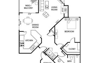 1 bed, 1 bath, $1,250