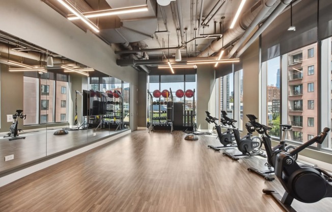 fitness center at Cassidy on Canal, Chicago, IL
