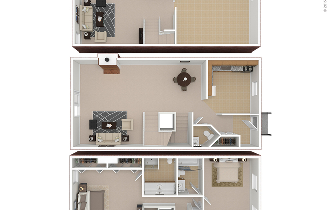 2 beds, 2.5 baths, 1,944 sqft, $2,348