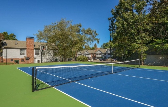 Tennis Court at The Summit at Avent Ferry, North Carolina, 27606