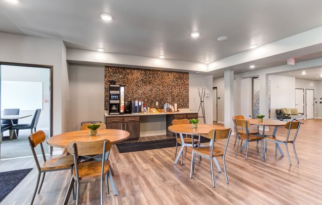 Community area coffee bar