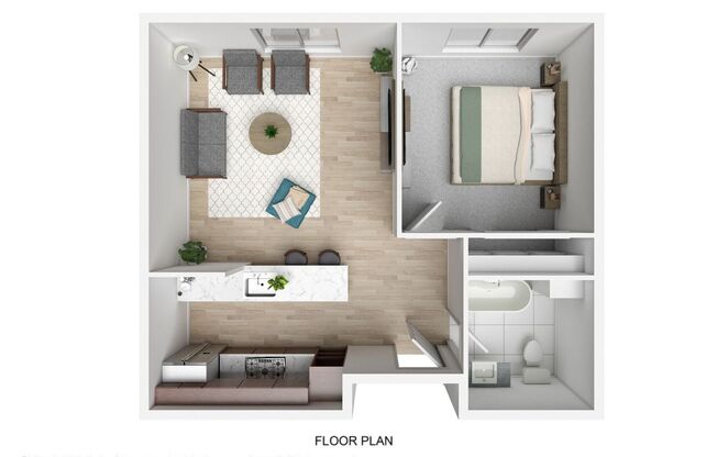 1 bed, 1 bath, 609 sqft, $1,316, Unit 209