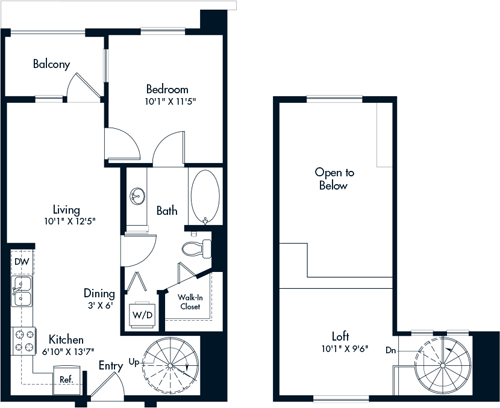 1 bed, 1 bath, 703 sqft, $2,654, Unit 404