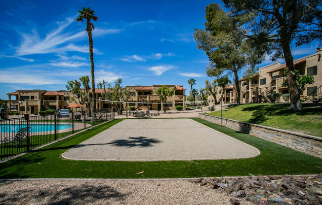 Sand Volleyball Court at  The Vistas Apartment Homes