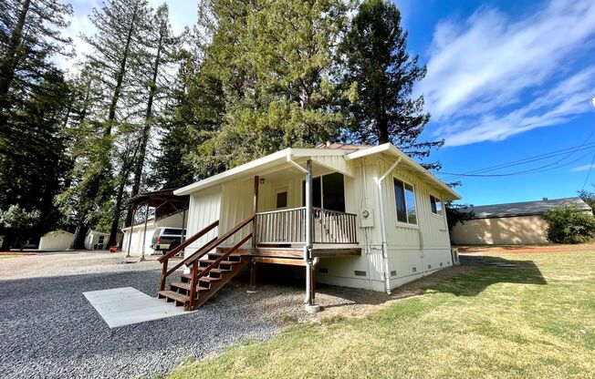 Charming one level home in Sebastopol on acreage!