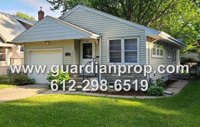 Updated House Near Hamline Available September 1, Hardwood Floors, Fenced Back Yard, Garage, Central A/C