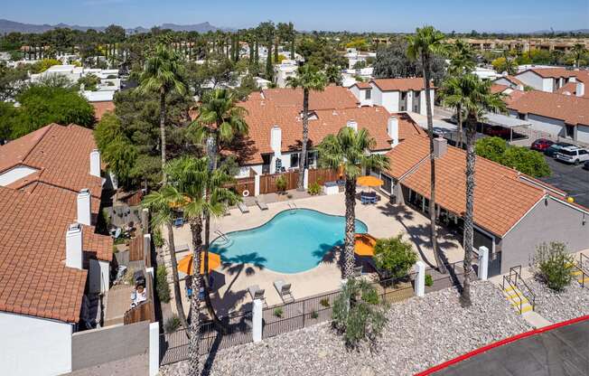 Pool and Community at Orange Tree Village Apartments in Tucson AZ
