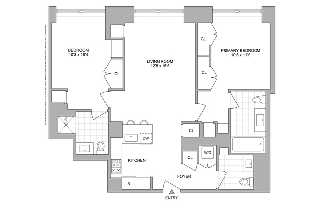 2 beds, 2.5 baths, 1,168 sqft, $8,450, Unit 49C