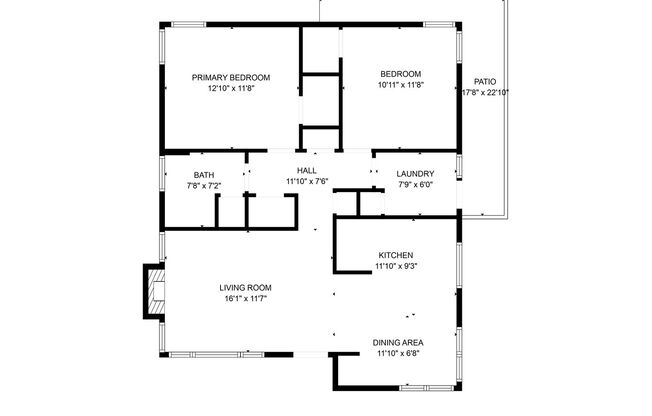 2 beds, 1 bath, $3,295