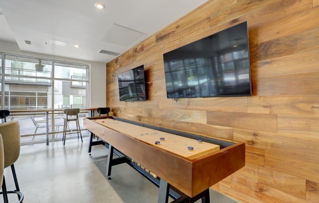 Sparc Apartments Clubhouse Shuffleboard