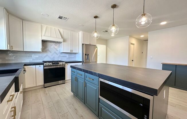 Beautiful renovated single story Henderson home on a Cul-De-Sac! Very close to I-11! Huge lot with a big backyard! Home is located across from O'Callaghan Park featuring: tennis courts, beach volleyball, baseball field, 2 parks, dog park and walking trail