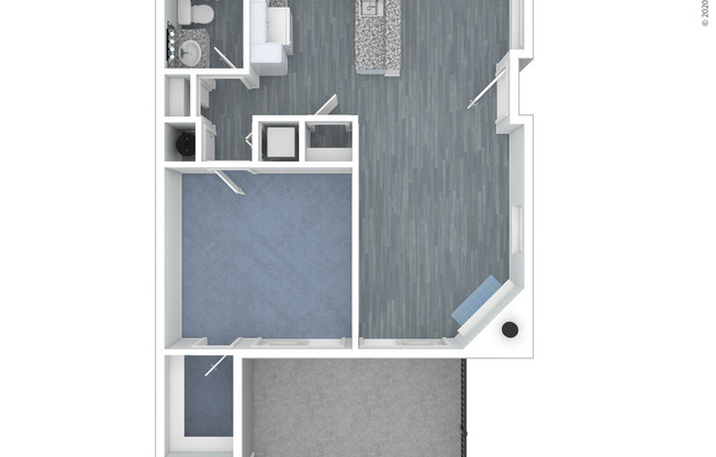 1 bed, 1 bath, 682 sqft, $1,695