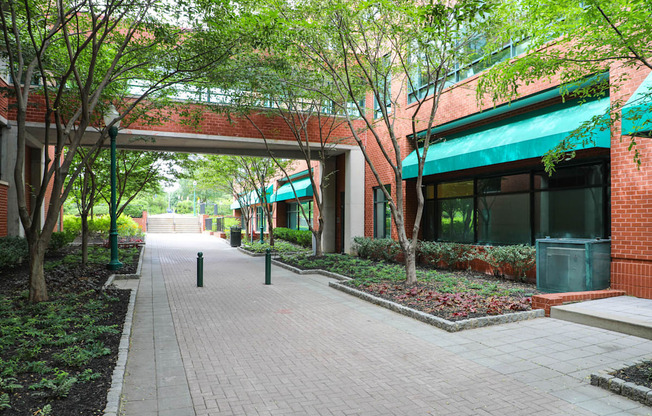 Courtyard Walking Path at Symphony Center Apartments, Baltimore