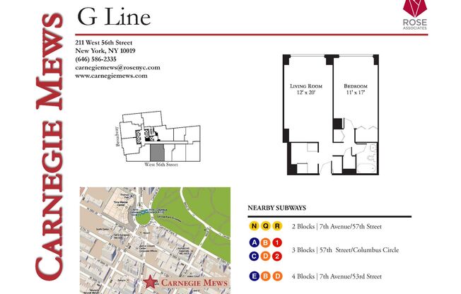 1 bed, 1 bath, 660 sqft, $4,525, Unit G08