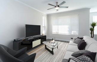 Renovated living room