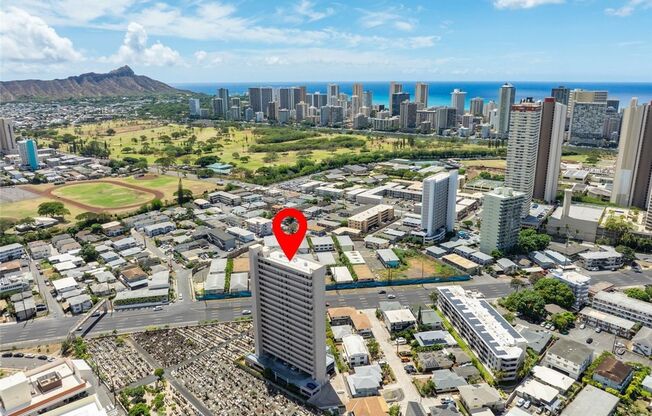 Views of Waikiki - 2 Bed/1 Bath Located in the Plumeria Hale (Kapiolani) Available NOW! (Price Reduction)