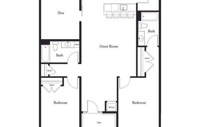 2 beds, 2 baths, 1,204 sqft, $2,709, Unit 112