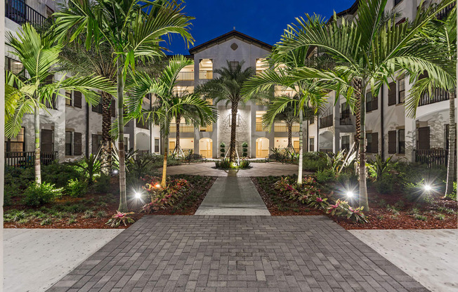 Entrance at Orchid Run Apartments in Naples, FL