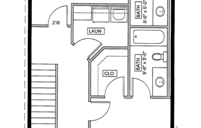 2 beds, 2.5 baths, 1,500 sqft, $1,525, Unit D03