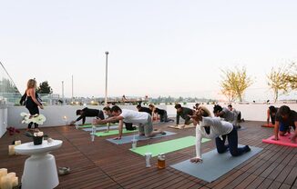 Yoga on Deck