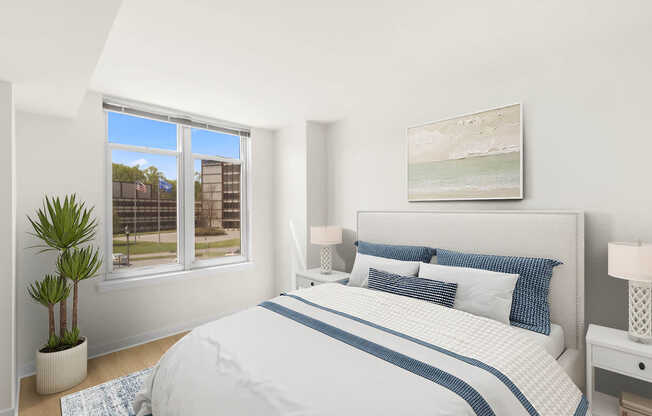 Bedroom with Hard Surface Flooring