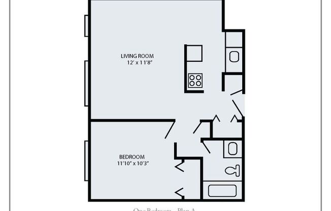 1 bed, 1 bath, 440 sqft, $1,290, Unit #302