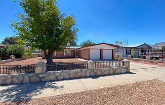 Northeast El Paso 3 bed with all tiled flooring!