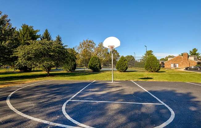 Basketball Court at Briarwood Apartments in Columbus, IN