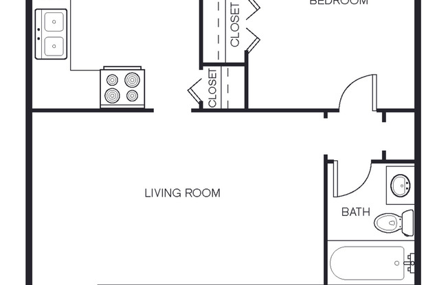 1 bed, 1 bath, 755 sqft, $1,025, Unit 3075-03