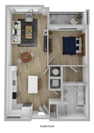 1 bed, 1 bath, 800 sqft, $2,685