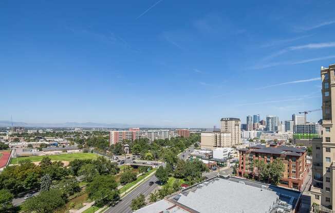 Panoramic View of City from Rooftop or Balcony at 1000 Speer by Windsor, Denver, Colorado