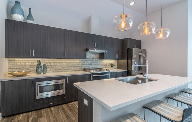 Gourmet Kitchen at Beverly Plaza Apartments, Long Beach, CA, 90815