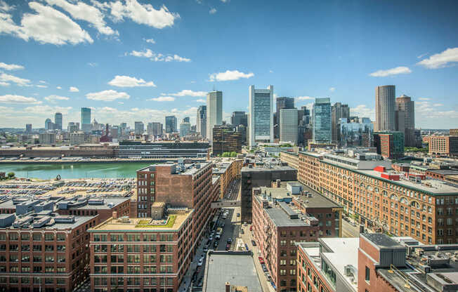 Panoramic Views of City and Harbor