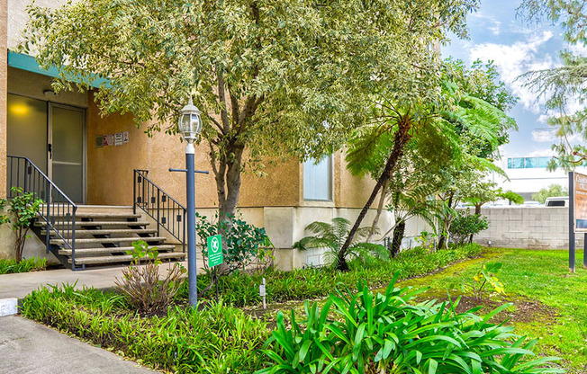 Entrance to Chandler Circle Apartments.