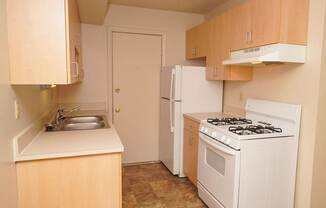Updated Kitchen Flooring at Madeira Apartments in Kalamazoo, MI