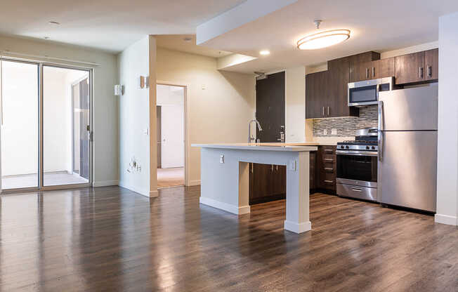 Living Room with Hard Surface Flooring