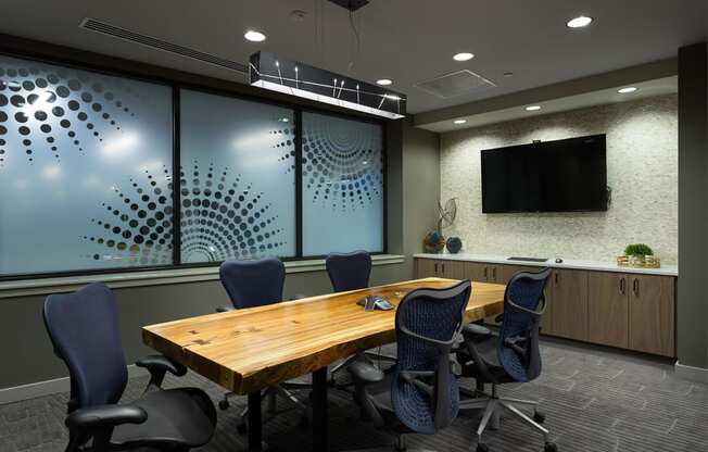 Private Conference Room with TV and Teleconferencing at 1000 Speer by Windsor, 80204, CO